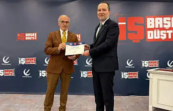 Yeniden Refah Partisi'nden Samsun'a Teşekkür Belgesi