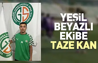 Yeşil beyazlı ekibe taze kan