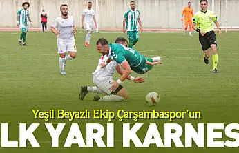 Yeşil beyazlı ekibin ilk yarı karnesi