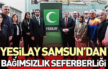 Yeşilay Samsun'dan Bağımsızlık Seferberliği