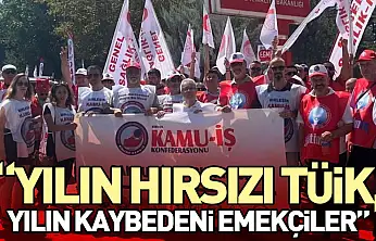 'Yılın Hırsızı TÜİK, Yılın Kaybedeni Emekçiler'