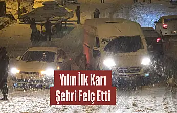 Yılın İlk Karı Şehri Felç Etti