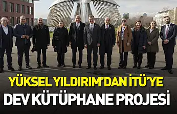 Yüksel Yıldırım'dan İTÜ'ye Dev Kütüphane Projesi