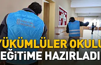 Yükümlüler sömestirde okulu eğitime hazırladı