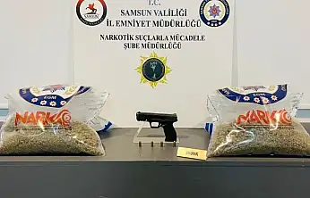 Zehir Operasyonu: 2 Kilo Skunk ve Ruhsatsız Silah Ele Geçirildi