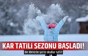 Zonguldak'ta olumsuz hava koşulları nedeniyle okullara 1 gün ara verildi