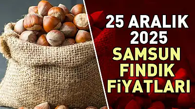 25 Aralık 2025 Samsun fındık fiyatları ne kadar?