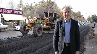 Başkan Hüseyin Dündar Üstyapı Çalışmalarını Yerinde İnceledi