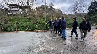 Başkan Karaca'dan Yol Çalışmalarına Yakın Takip