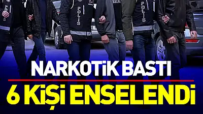 Samsun'da uyuşturucu operasyonu: 6 gözaltı