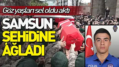Samsun Şehidine Ağladı