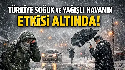 Türkiye soğuk ve yağışlı havanın etkisi altında