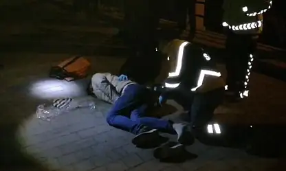 Bafra'da Gece Yarısı Feci Düşüş