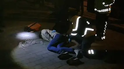 Bafra'da Gece Yarısı Feci Düşüş