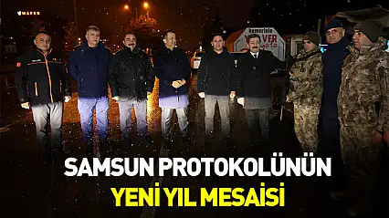 Doğan ve Tavlı 2026 yılını hizmet başında karşıladı