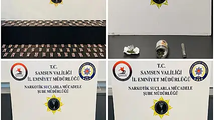 Samsun'da uyuşturucu operasyonu: 5 zanlı yakalandı