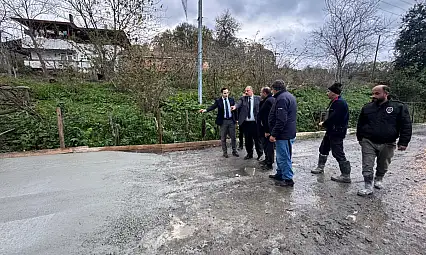 Başkan Karaca'dan Yol Çalışmalarına Yakın Takip