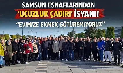 Samsun Esnaflarından 'Ucuzluk Çadırı' İsyanı: Evimize Ekmek Götüremiyoruz!