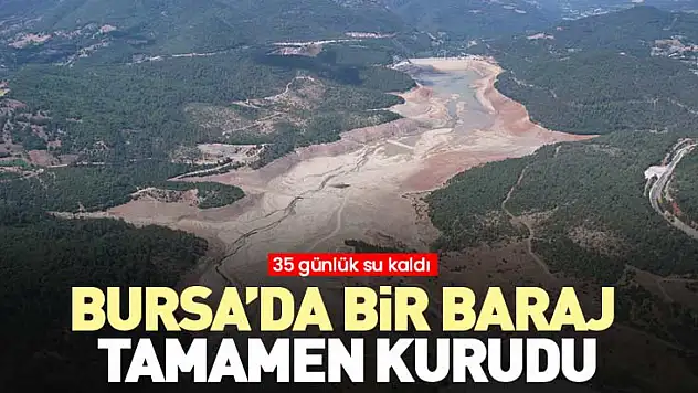Baraj tamamen kurudu