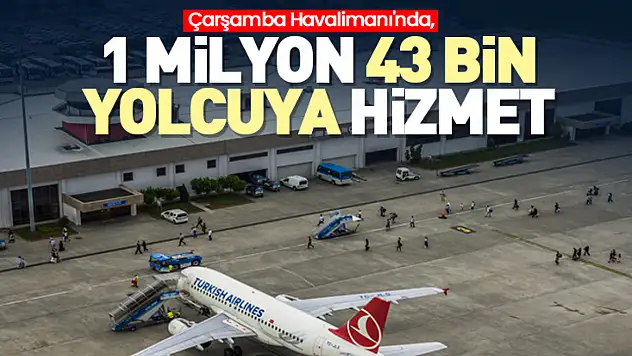 1 milyon 43 bin yolcuya hizmet