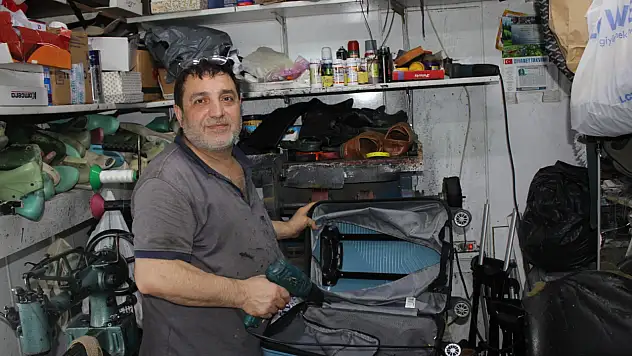 10 metrekarelik dükkânda 40 yıllık tecrübe konuşuyor