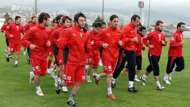 Samsun spor eksik kadro antrenmanda