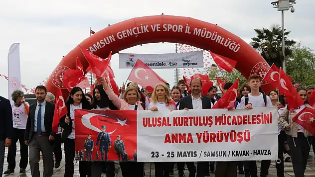 Ulusal Kurtuluş Mücadelesi Anma Yürüyüşü başladı