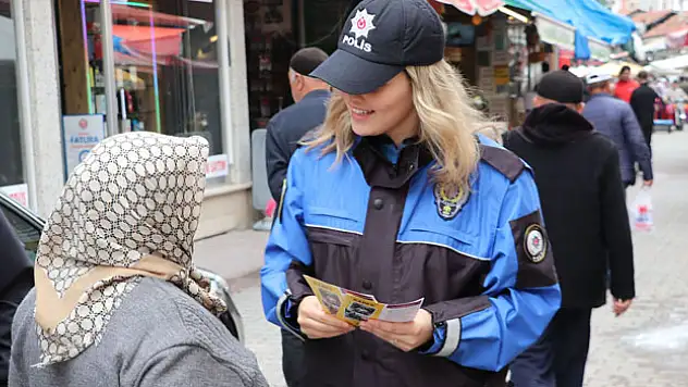 Havza'da kadınlara yönelik KADES bilgilendirmesi