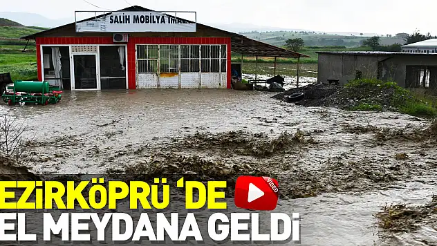 Samsun'da sağanak sonucu oluşan sel nedeniyle su baskınları meydana geldi
