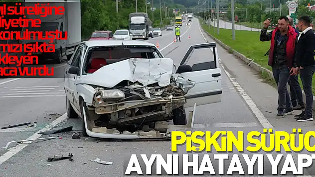 Alkollü araç kullanmaktan ehliyetine 5 yıl el konulan sürücü yine alkollü araç kulandı: 2 yaralı