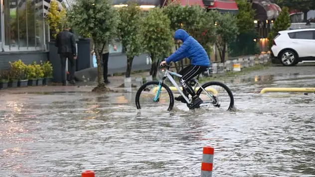 Samsun'da sağanak yağış