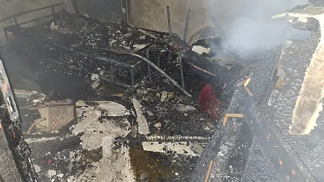 Bafra'da bir apartmanda çıkan yangın söndürüldü