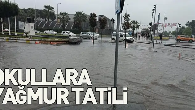 Samsun'da bazı okullara yağmur tatili