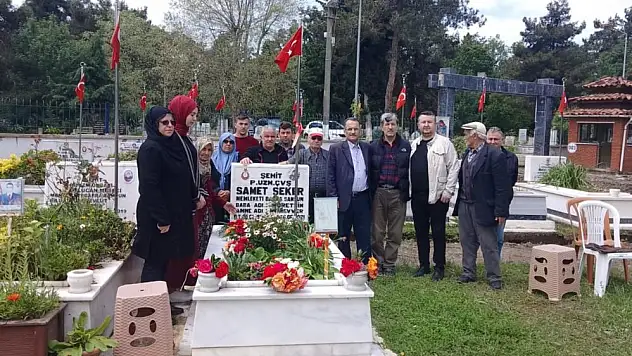 Şehit uzman çavuş unutulmadı