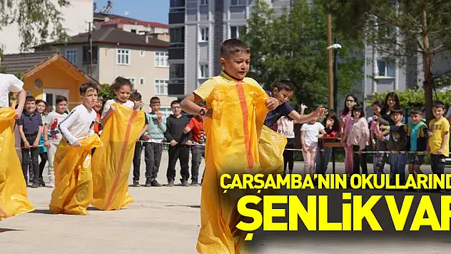 Çarşamba'nın Okullarında Şenlik Var