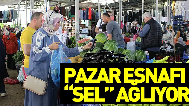 Pazar Esnafı 'Sel' Ağlıyor