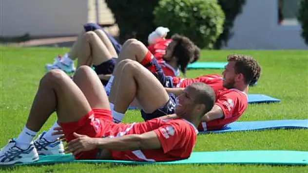 Samsunspor'lu futboculara laktat testi