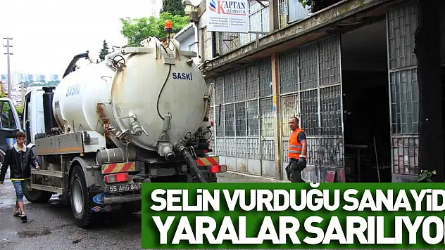 Selin vurduğu sanayide yaralar sarılıyor