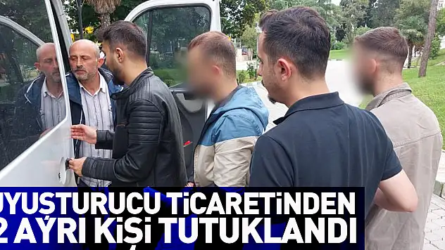 Samsun'da uyuşturucu ticaretinden 2 ayrı kişi tutuklandı
