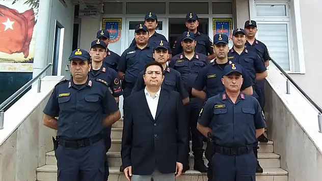 Kaymakam Zaman'dan jandarmaya ziyaret