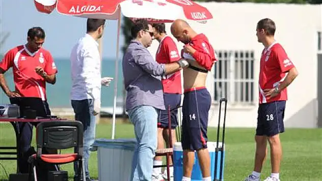 Samsunspor'lu futboculara laktat testi