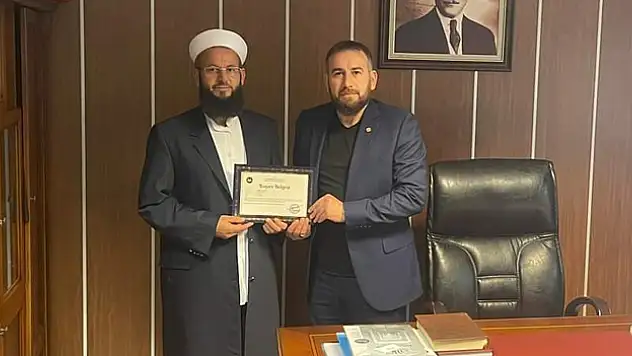 Deprem bölgesinde görev yapan din görevlilerine 'başarı belgesi'