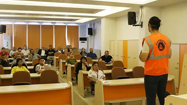 Atakum'da afet eğitimi