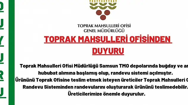 Başkan Aydemir'den Duyuru