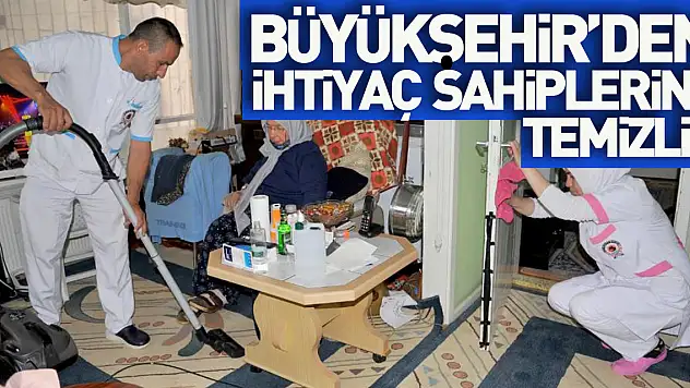 İhtiyaç sahibi vatandaşların evlerine bayram temizliği