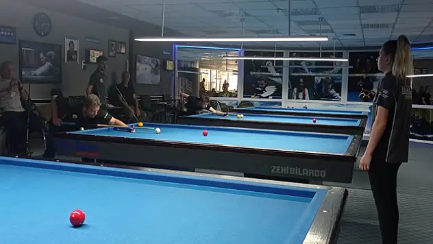 Alaçam'da 3 Bant Bilardo Grand Prix Yaz Turnuvası düzenlendi