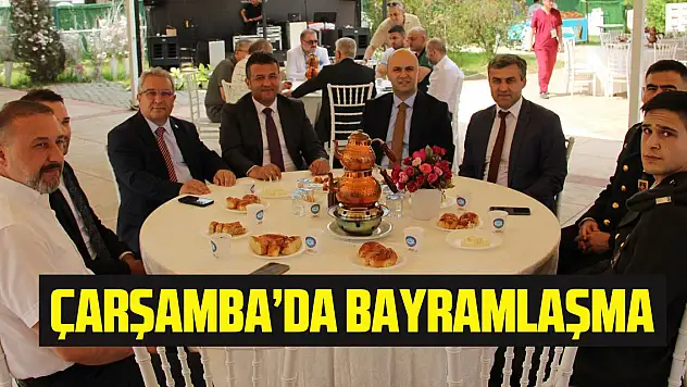 Çarşamba'da bayramlaşma