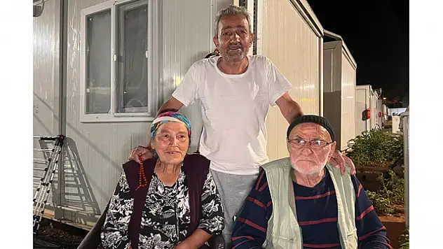 Konteyner kentin en yaşlı depremzedesi