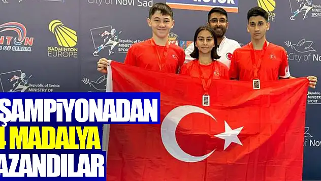 30 günde 5 şampiyonadan 24 madalya kazandılar