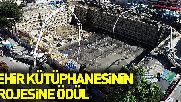 Şehir Kütüphanesi projesine 'Avrupa'nın en iyi kamu binası mimarisi' ödülü